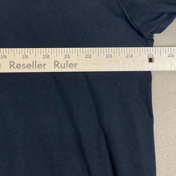 Fox T-Shirt Adult 2XL XXL Black Big Fox Crew Neck Cotton‎ Short Sleeve Mens - Picture 3 of 7